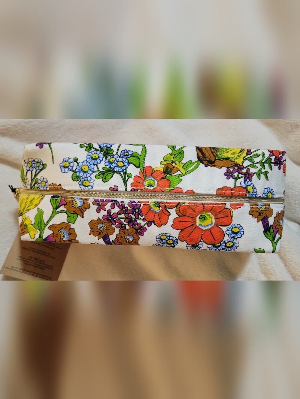 Coach Floral Canvas Pouch - Picture 2 of 11